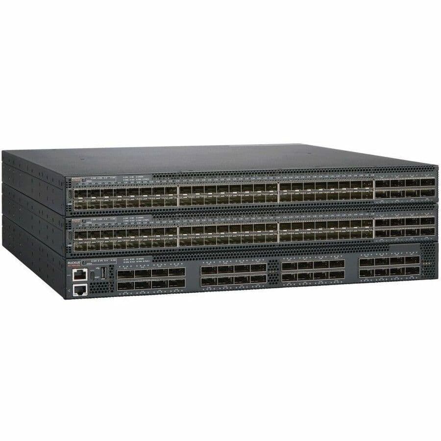 ICX 7850 48-PORT SFP+ 1/10GE, 8X-PORT QSFP28 SUPPORTS NATIVE 40GE OR 100GE OR BR view 2