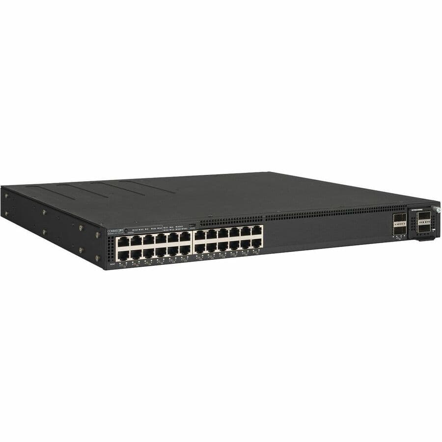 Ruckus ICX 7550-24P-E2 24-port Gigabit PoE switch with 2 x 40 GbE uplink and stack ports
