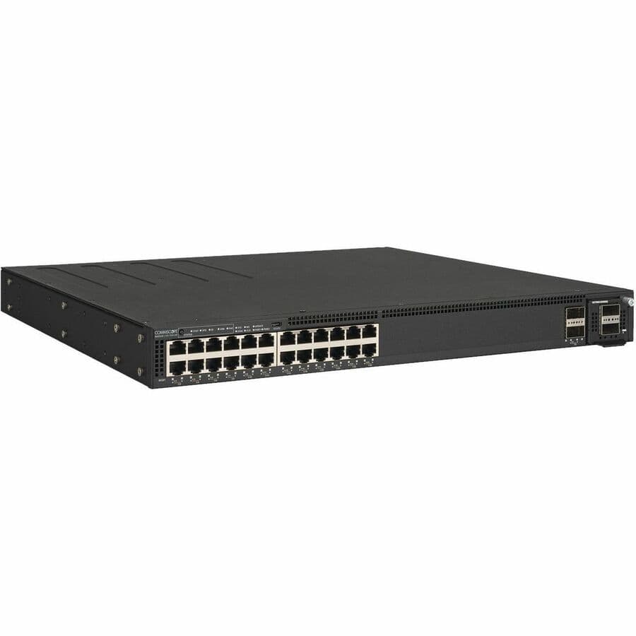 Ruckus ICX 7550 24-port Gigabit PoE+ switch with 2 x 40 Gbps uplink and stack ports