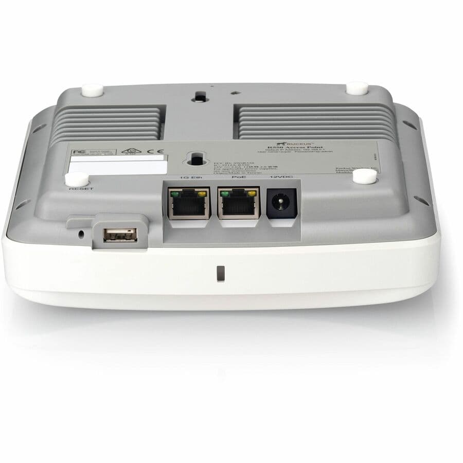Ruckus R550 dual-band Wi‑Fi 6 indoor access point with multi-gigabit Ethernet