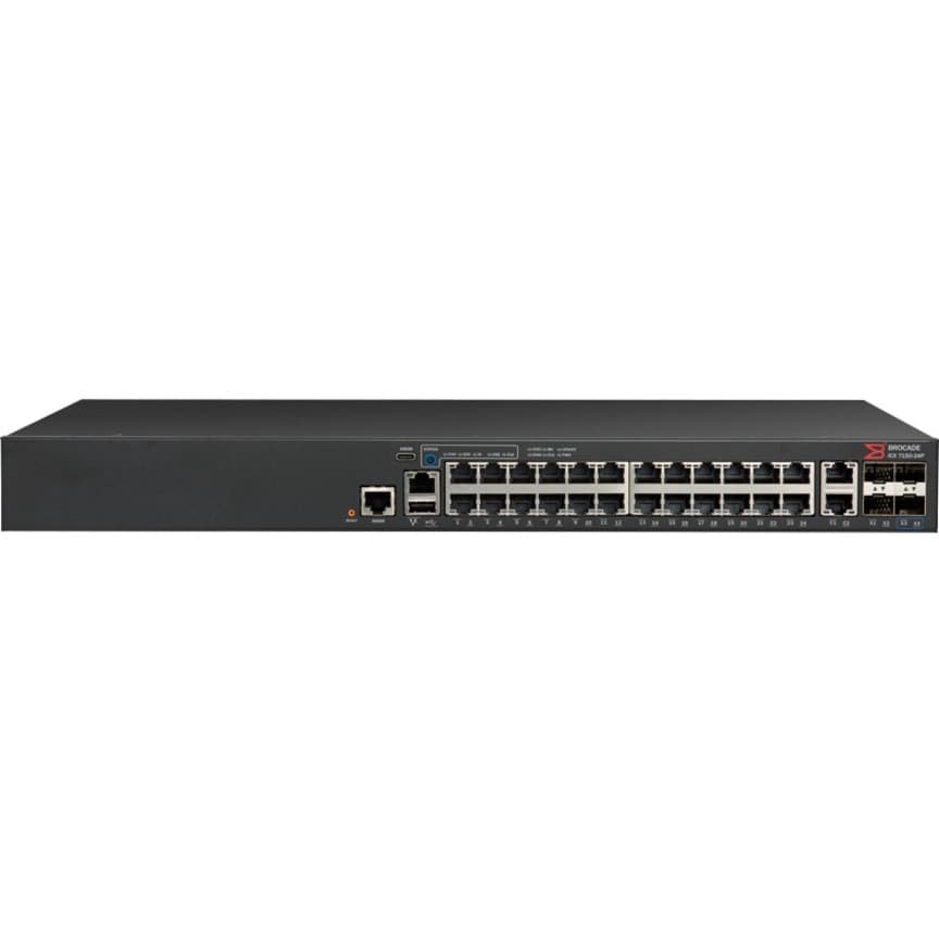 Icx 7150 Switch, 24x 10/100/1000 Ports, 2x 1g RJ45 Uplink-Ports, 4x 10g SFP+ Upl