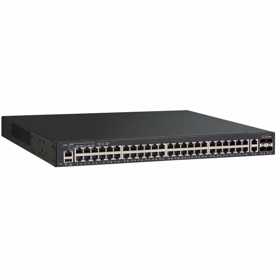 Icx 7150 Switch, 48x 10/100/1000 POE+ Ports, 2x 1g RJ45 Uplink-Ports, 4x 10g SFP