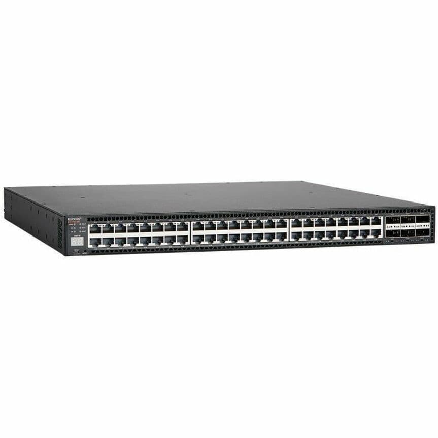 Brocade Icx 7750 with 48 1/10gbe Rj-45 Ports, 6 10/40gbe Qsfp+ Ports, One Modula
