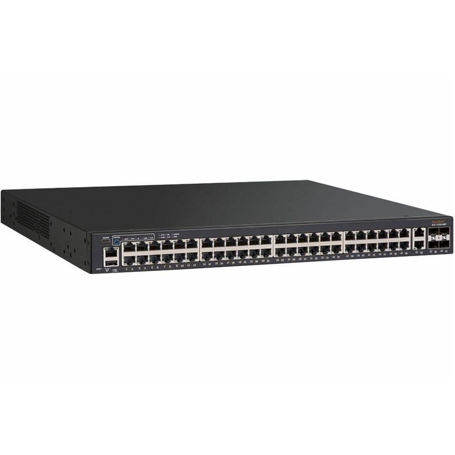 Ruckus ICX7150-48-2X10G managed 48-port Gigabit rack-mount switch with RJ45 and SFP uplinks