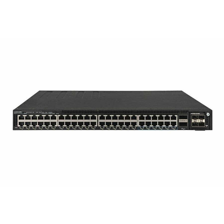 Ruckus ICX 7550-48P-E2 48-port PoE+ switch with 40 GbE uplink and stack ports