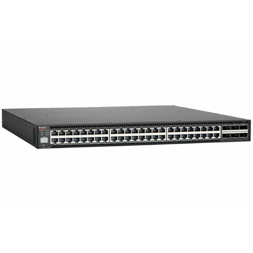 BROCADE ICX 7750 WITH 48 1/10GBE RJ-45 PORTS, 6 10/40GBE QSFP+ PORTS, ONE MODULA view 3