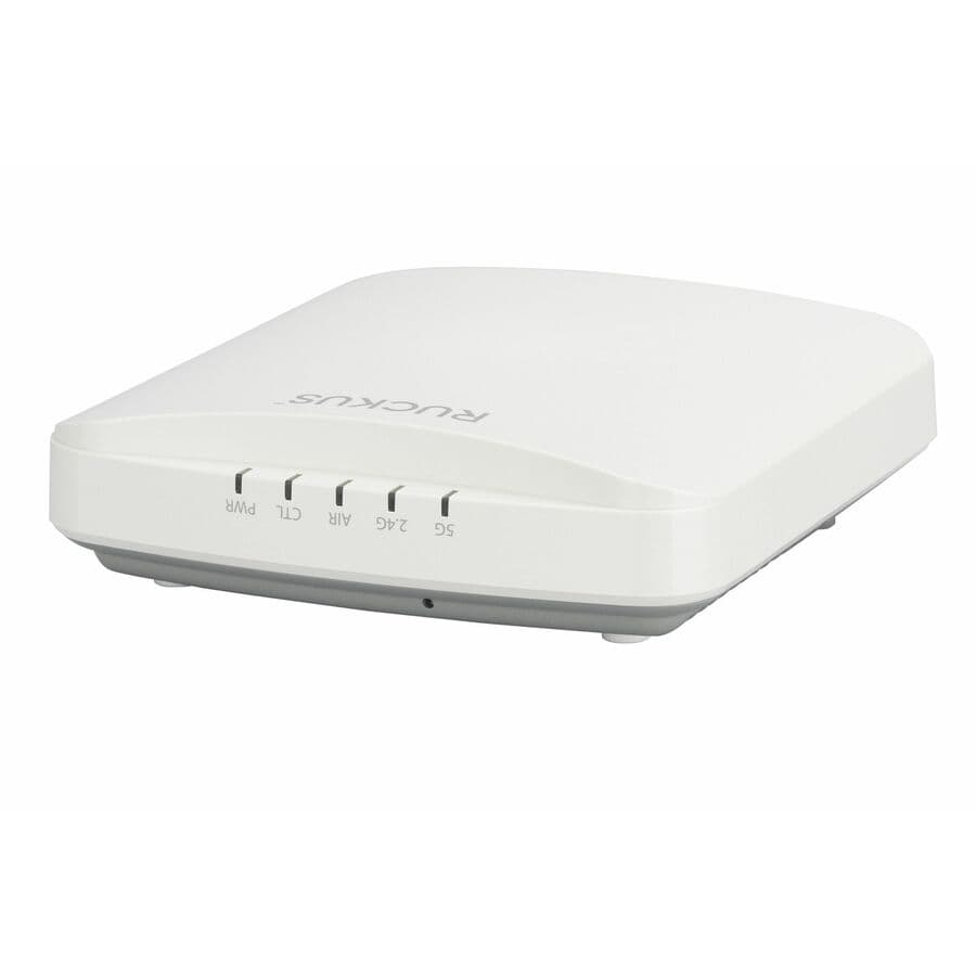 RUCKUS Unleashed R350 indoor Wi‑Fi 6 access point with dual-band 2x2:2 design