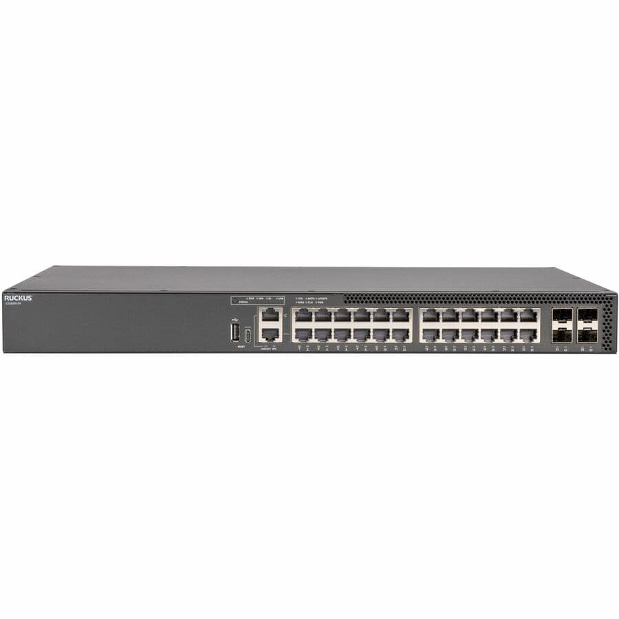Ruckus ICX8200-24 24-Port Gigabit Switch, 4x 25GbE SFP28 | Layer 3
