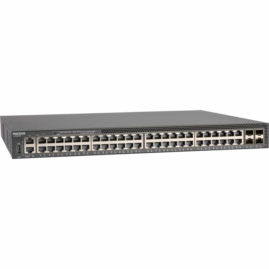 Ruckus ICX 8200-48P 48-Port PoE+ Switch, 4x25G SFP28 | Enterprise
