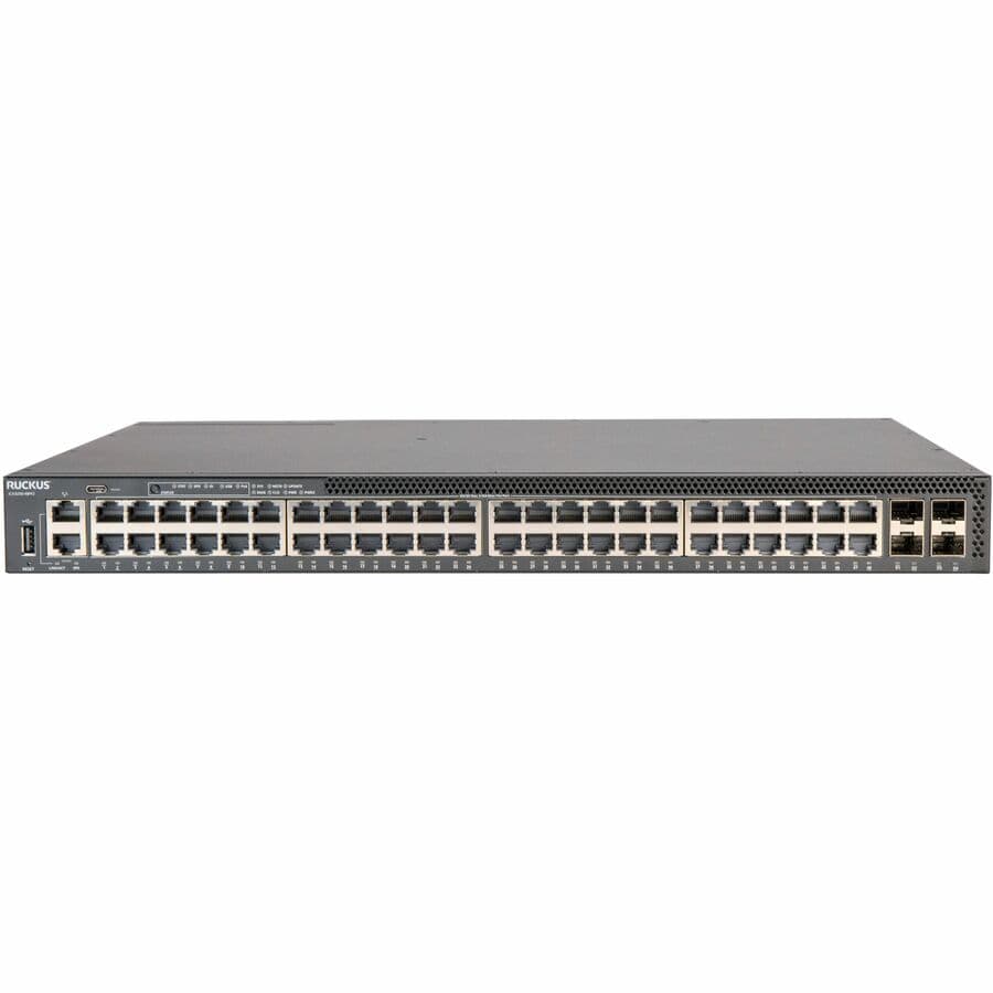 Ruckus ICX 8200-48PF2-E2 48-Port PoE Switch | Enterprise, 25 GbE